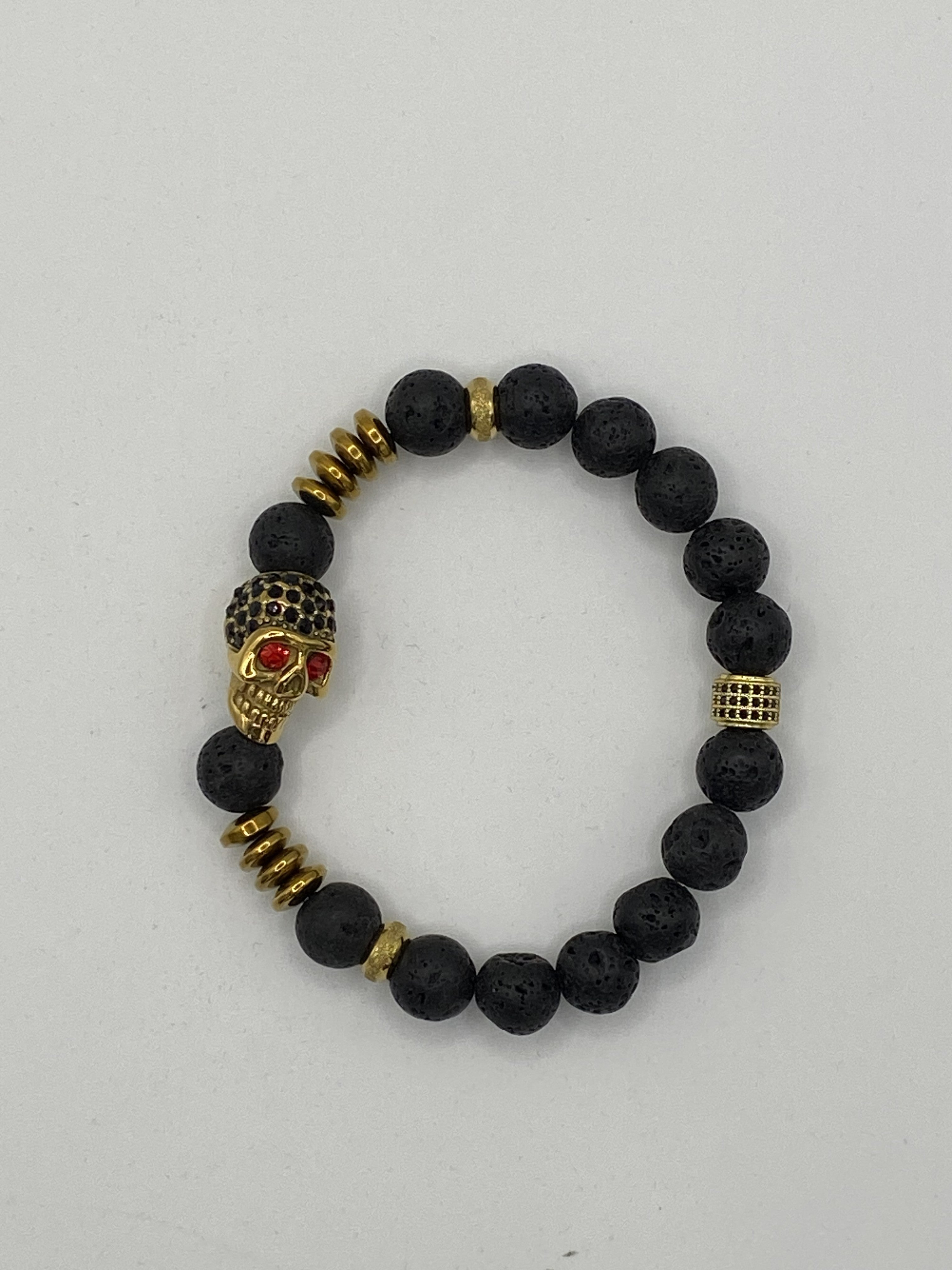 Armband mit Totenkopf